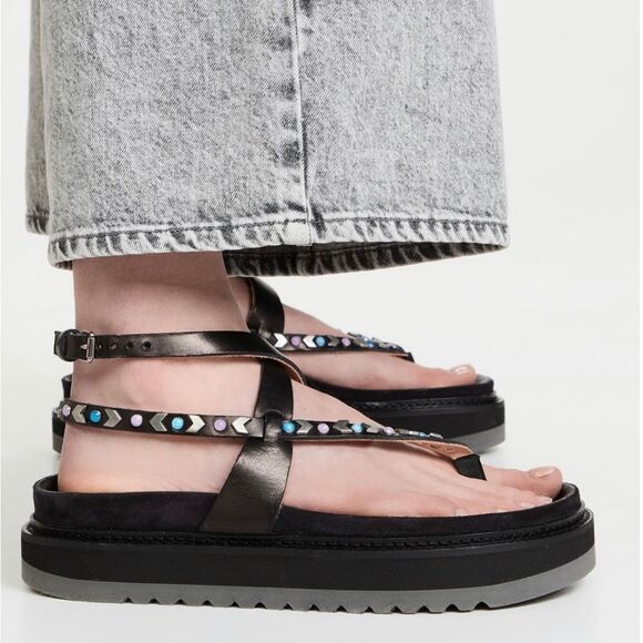 🎀 SSENSE AUTHENTIC Isabel Marant Ellham sandals 39 - Picture 3 of 11